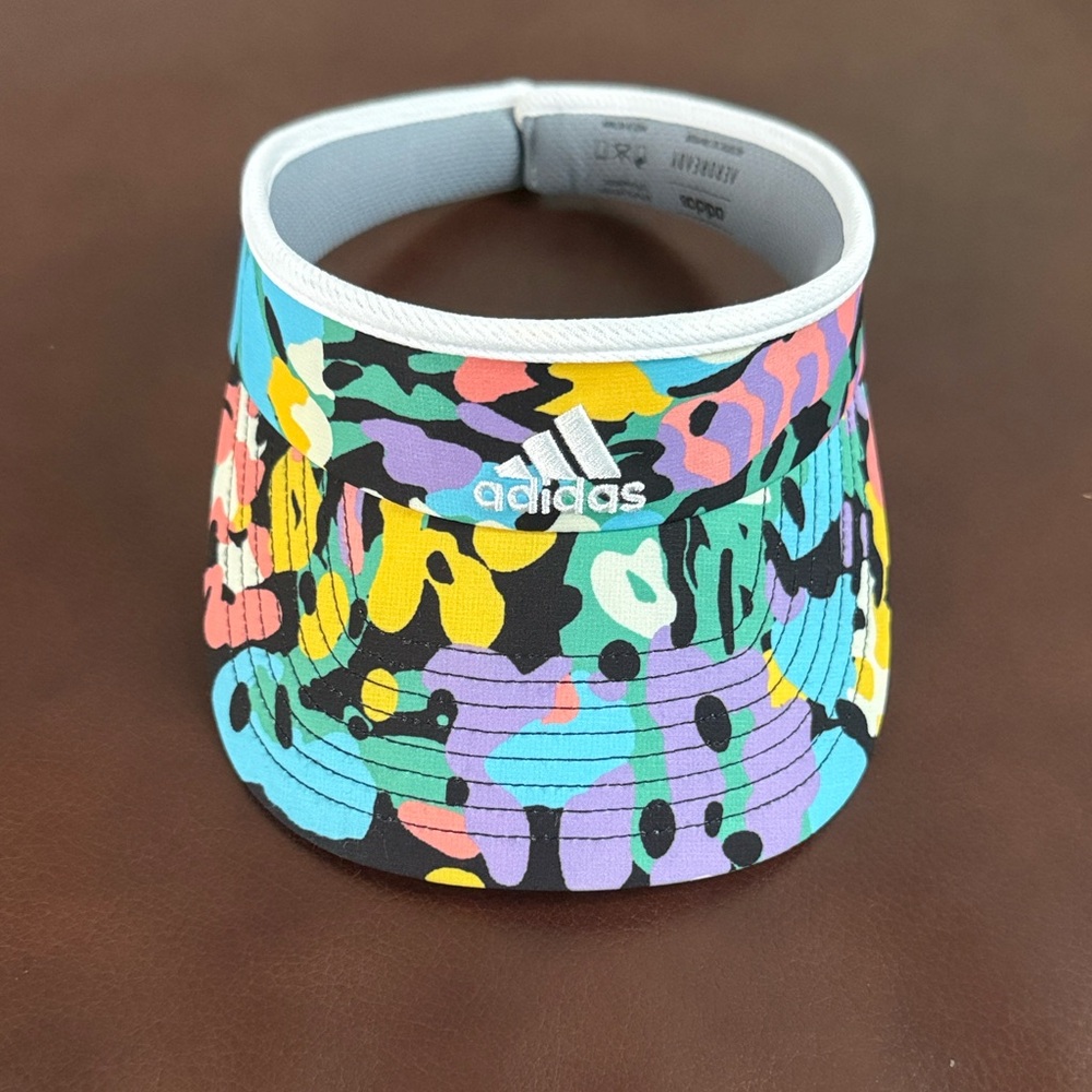 adidas Kids Colorful Camo Visor - Blue, Purple, Yellow, Pink, Green -new w/o tag